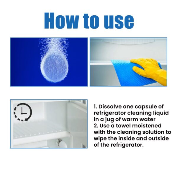 Jakehoe Refrigerator Cleaning Tablets