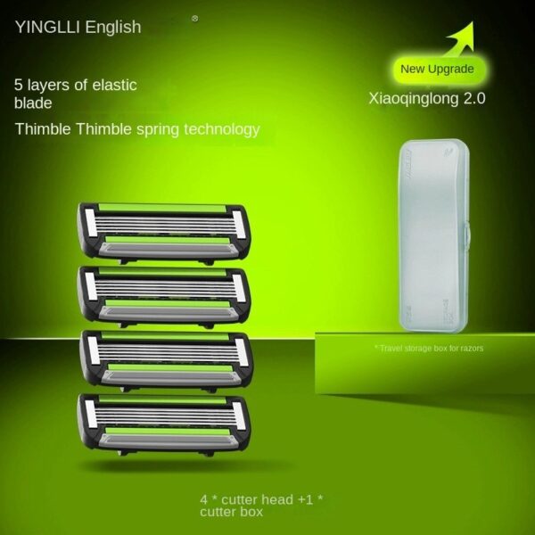 Non-Electric Shaving Set with Foam and Shaving Cream