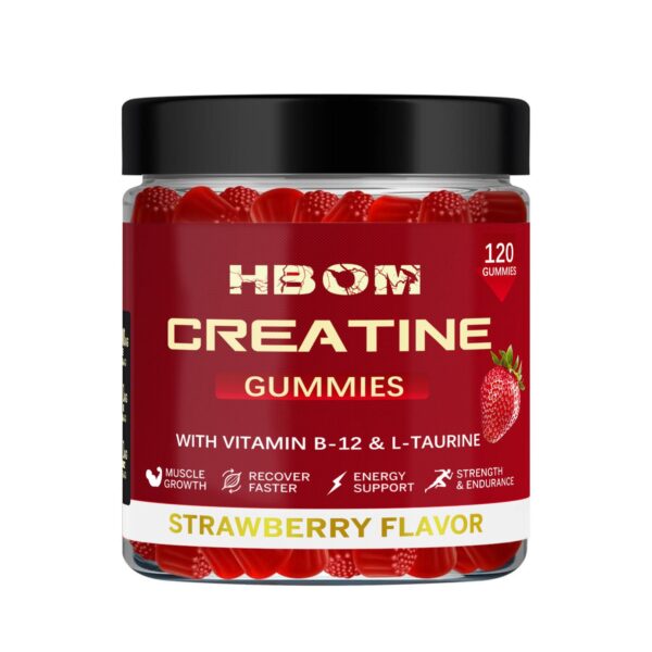Strawberry Flavour Creatine Electrolyte Gummies